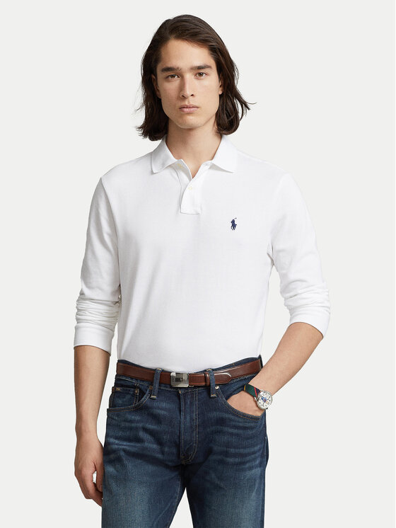 Polo Ralph Lauren Polo Ralph Lauren Поло 710681126001 Білий Slim Fit