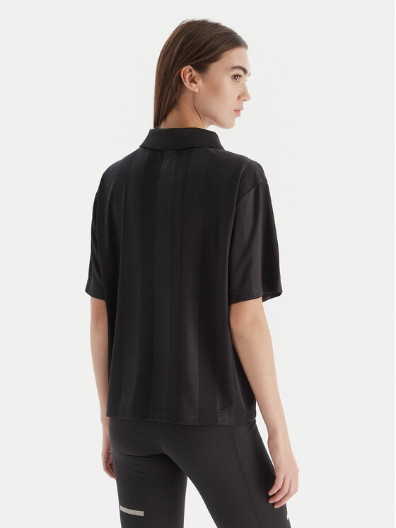 adidas adidas Поло Tiro JN2749 Чорний Loose Fit