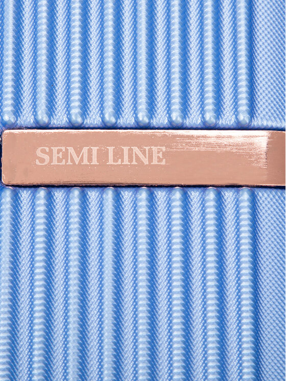 Semi Line Vidutinio dydžio lagaminas Semi Line T5915-4 Mėlyna