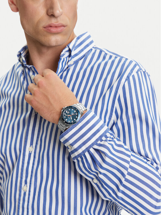 Fossil Pulkstenis Fossil Blue FS6050 Sudraba