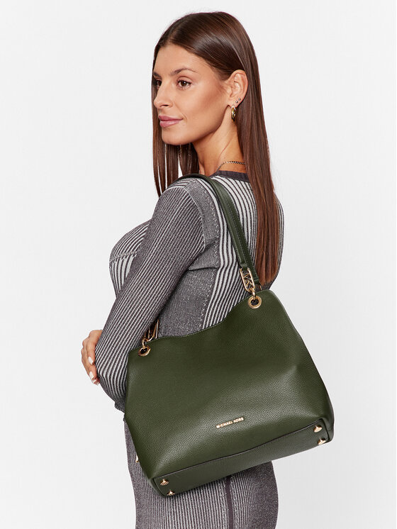 MICHAEL Michael Kors Ročna torba MICHAEL Michael Kors Kensington 30F3G8KT7L Zelena