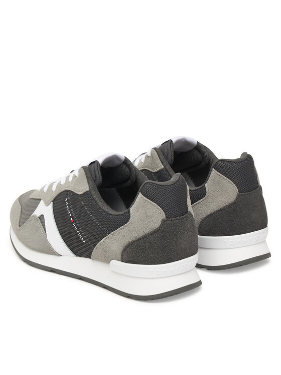 Tommy Hilfiger Сникърси Tommy Hilfiger Runner Icon Mix FM0FM05679 Сив
