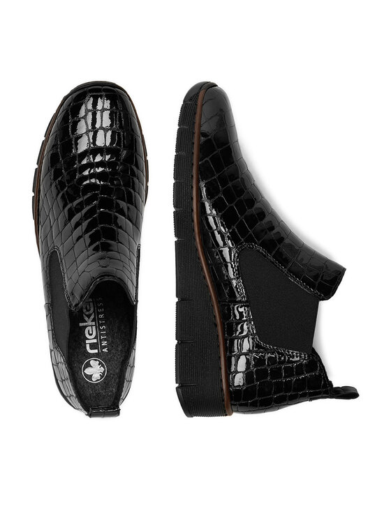 Rieker Jātnieku stila puszābaki Rieker 53794-01 Melns