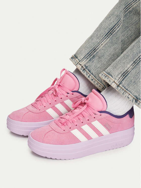 adidas Sneakersy adidas Vl Court Bold Shoes KJ9415 Różowy