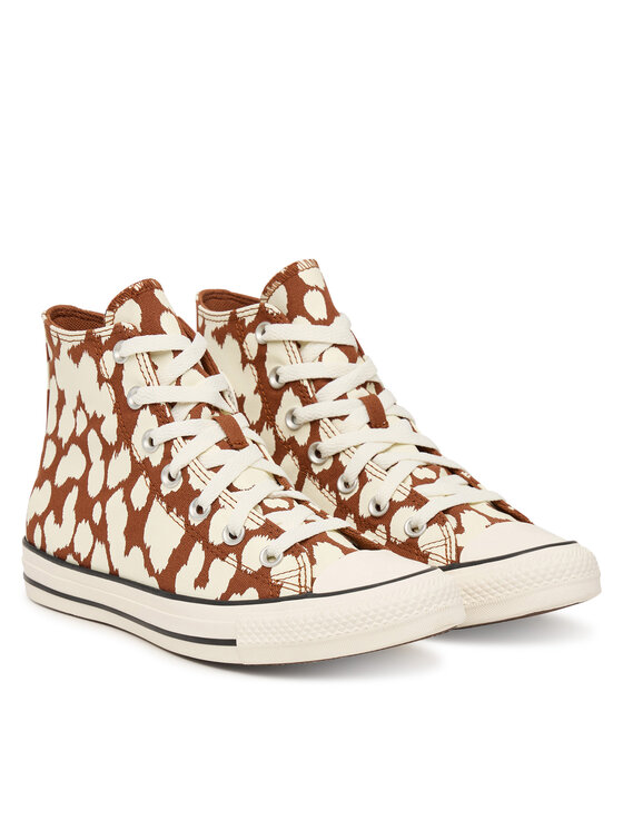 Converse Кеди Converse Chuck Taylor All Star Cow Print A17924C Коричневий