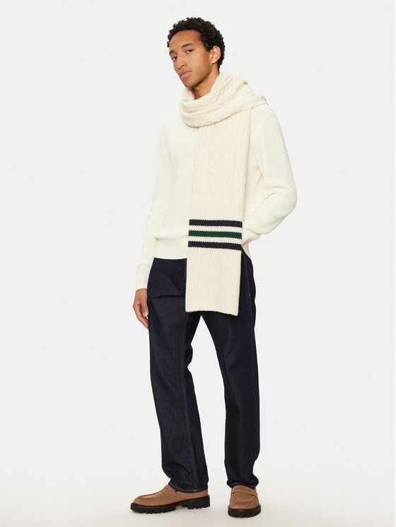 Tommy Hilfiger Зимен шал Tommy Hilfiger AM0AM12831 Екрю