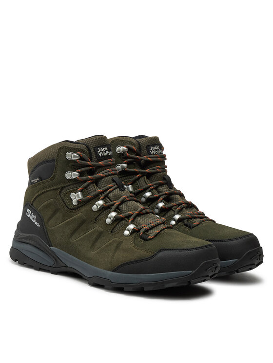 Jack Wolfskin Botas de trekking Jack Wolfskin Refugio Texapore Mid M 4049841 Caqui