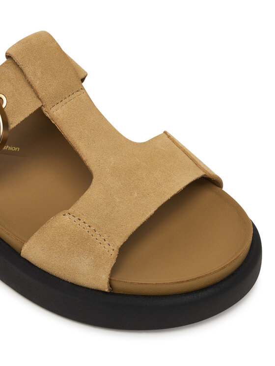 Clarks Шльопанці Clarks Aristella West 26185811 Коричневий
