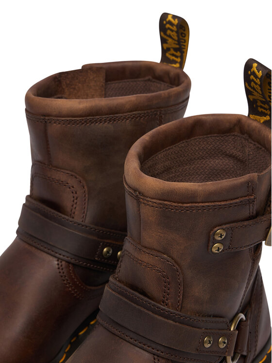 Dr. Martens Ботильйони Dr. Martens Crazy Horse DM41870200 Коричневий