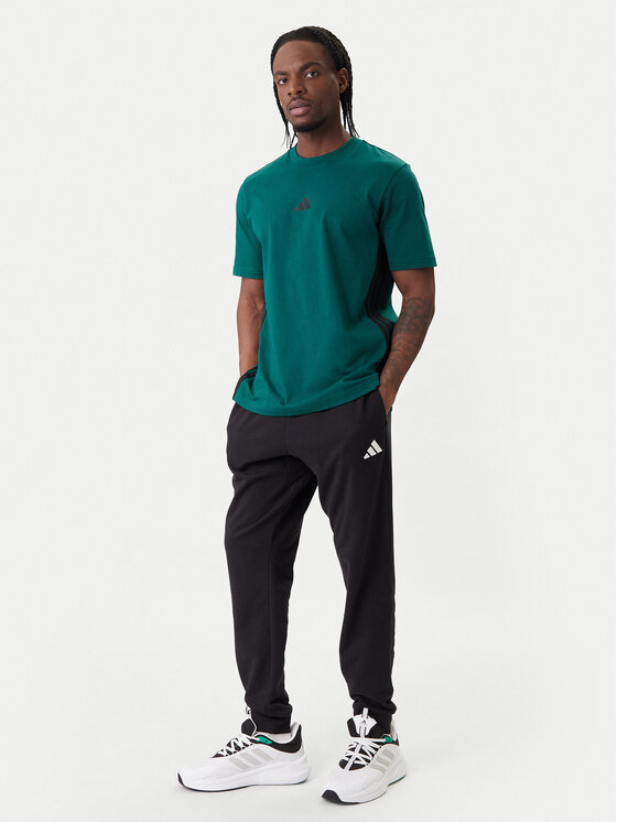 adidas adidas Camiseta Essentials 3-Stripes JD1905 Verde Regular Fit