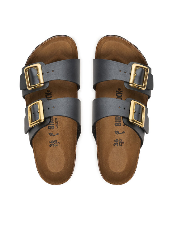 Birkenstock Шльопанці Birkenstock Sydney Cushion Buckle 1031689 Чорний