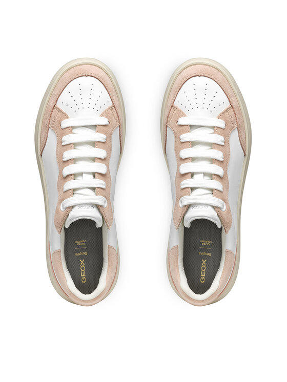Geox Sneakers Geox D Spherica Ec4.1 D55TCA 08522 C1Z8Z Alb