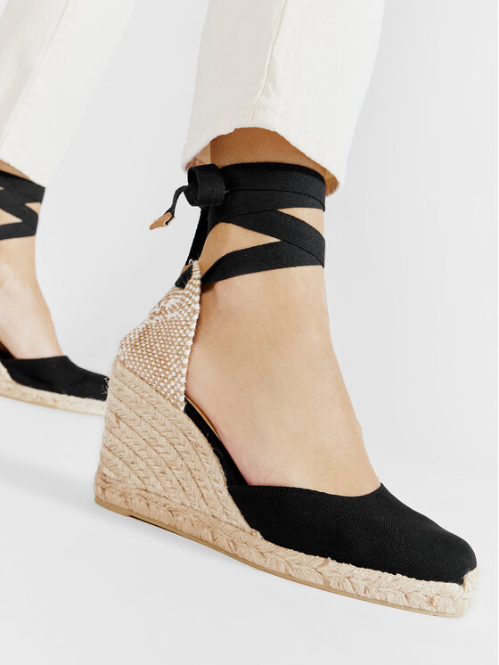 Castañer Espadrilky Castañer Carina/8/001 020962-100 Čierna