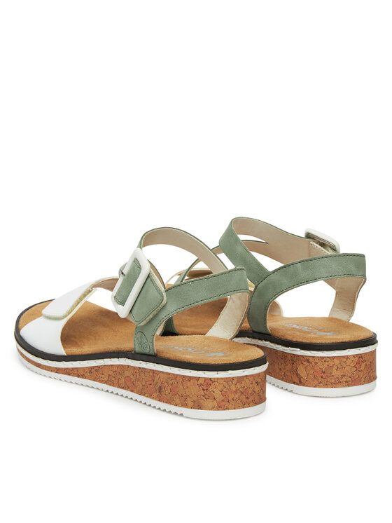 Sandale Rieker V3660-52 Verde | Epantofi.ro