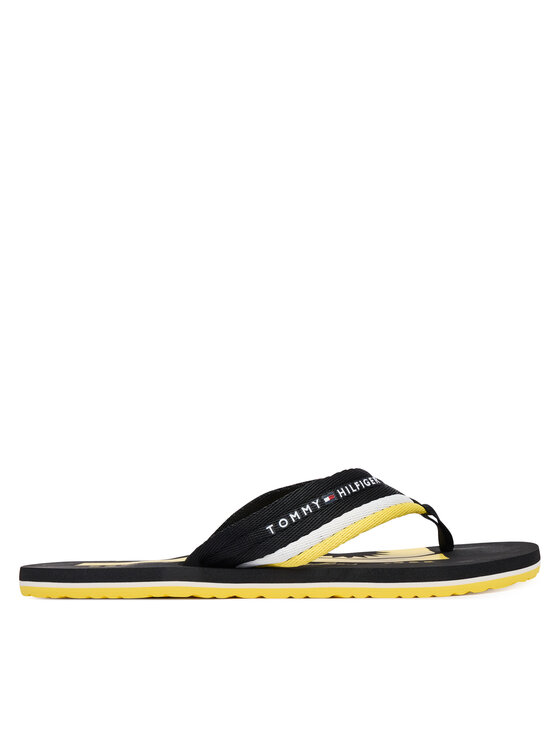 Tommy Hilfiger Flip-flops Tommy Hilfiger Patch Hilfiger Beach Sandal FM0FM05903 Fekete