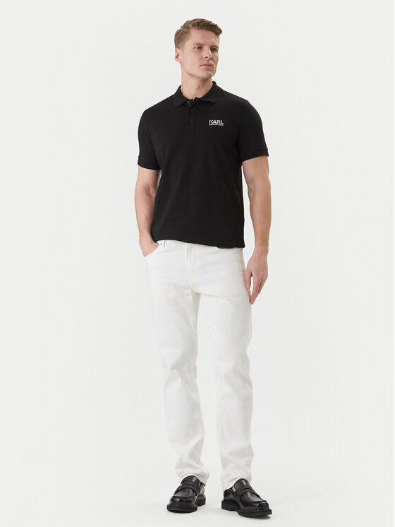 KARL LAGERFELD KARL LAGERFELD Polo 745780 562235 Negro Regular Fit