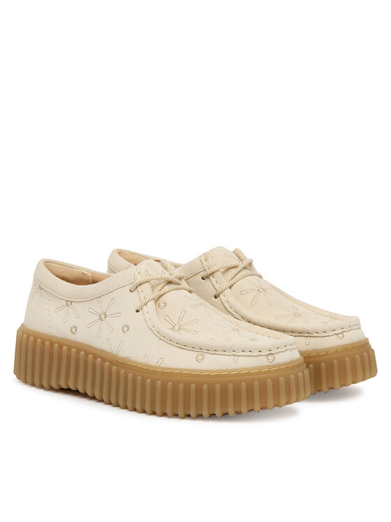 Clarks Туфлі Clarks Torhill Bee 26186297 Écru
