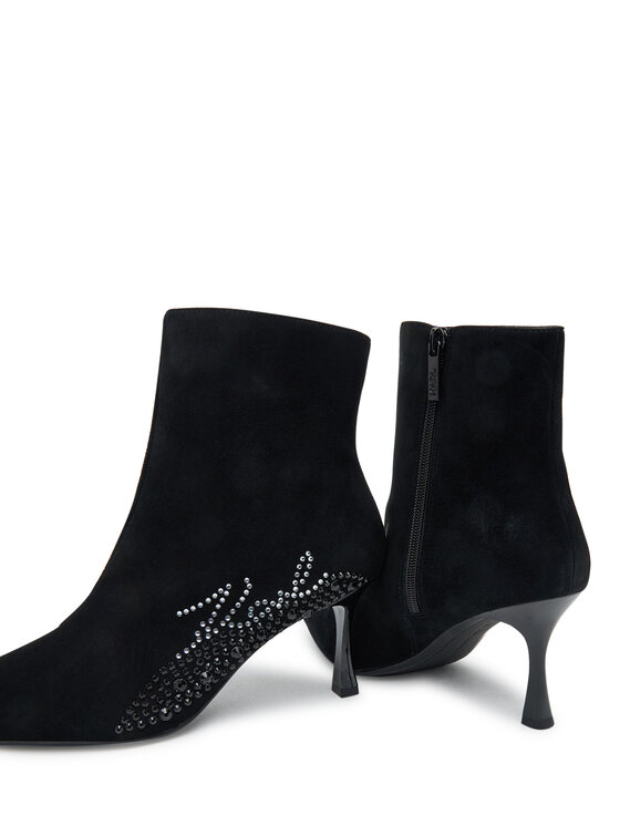 KARL LAGERFELD Členková obuv KARL LAGERFELD Sienna KL32743A Čierna