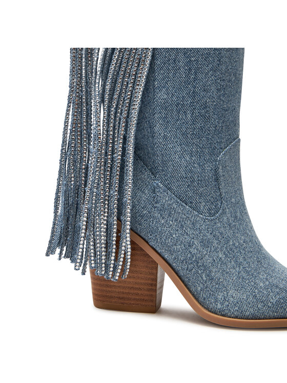 Steve Madden Ковбойські чоботи Steve Madden Bravados Boot SM11002945-04004-48K Голубий