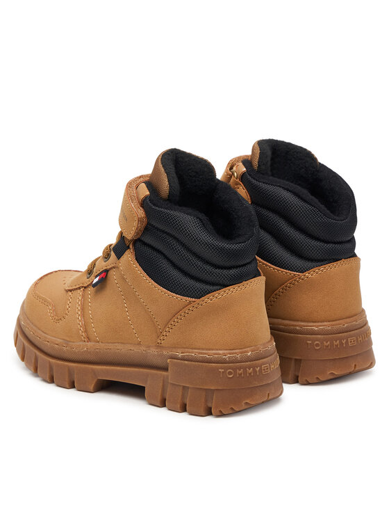 Tommy Hilfiger Kotníková obuv Tommy Hilfiger T1X5-35290-0316A253 Světle hnědá