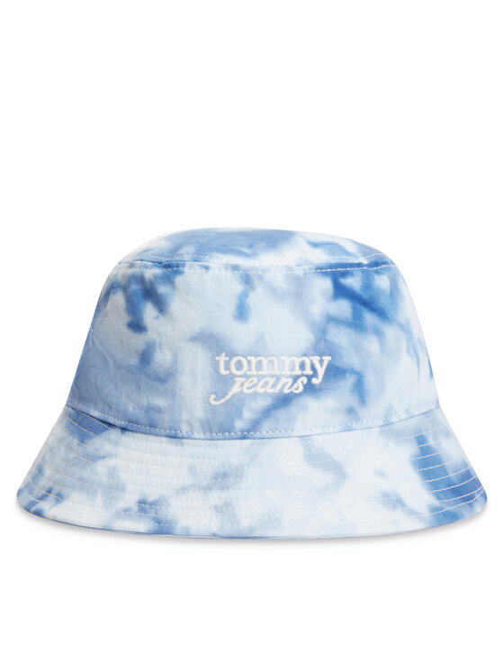 Tommy Jeans Skrybėlė Tommy Jeans Bucket Tiedye AW0AW18834 Mėlyna