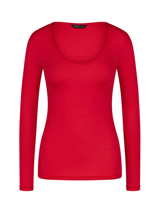 Triumph Triumph Pižamos palaidinė Bauty Layers 10225060 Raudona Slim Fit