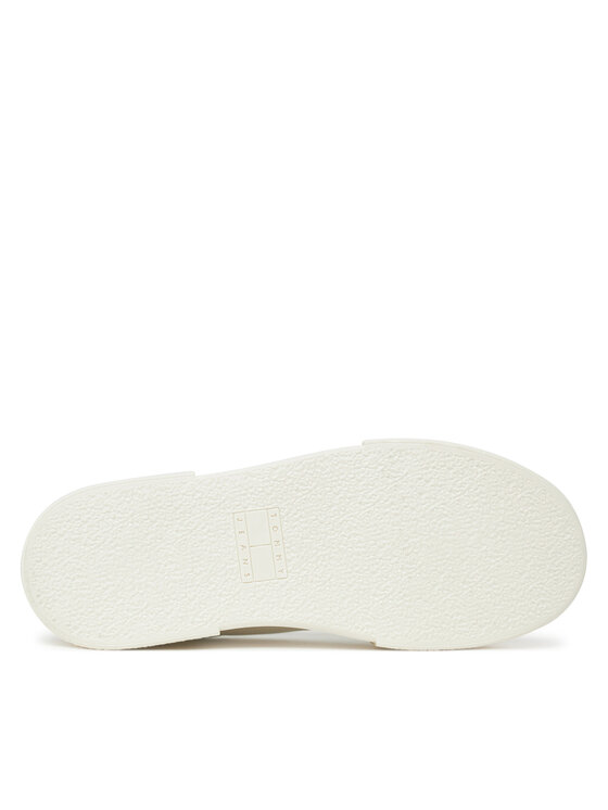 Tommy Jeans Sneakers Tommy Jeans Tjw Flatform Canvas Sneaker EN0EN02792 Écru