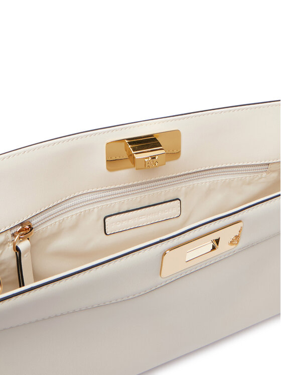 Tommy Hilfiger Soma Tommy Hilfiger Th Modern Clutch AW0AW18727 Krēmkrāsas