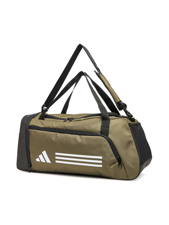 adidas Torbica adidas Essentials 3-Stripes Duffel Bag Small IZ1907 Khaki