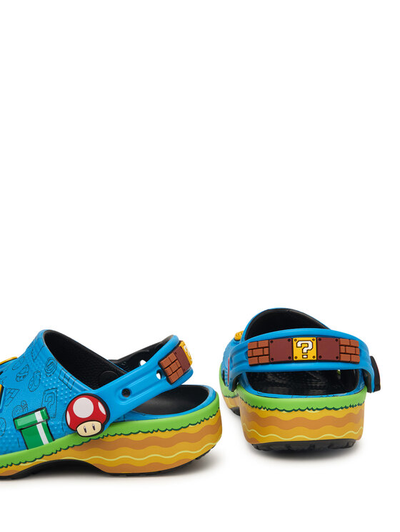 Crocs Шльопанці Crocs Super Mario Core Classic Clog Kids 212140 Кольоровий