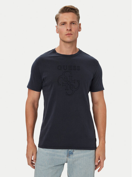 Guess Guess T-shirt M6YI54 K4610 Blu scuro Regular Fit