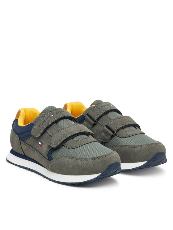 Tommy Hilfiger Zapatillas Tommy Hilfiger Low Cut Velcro Sneaker T1X9-35253-1960 S Verde