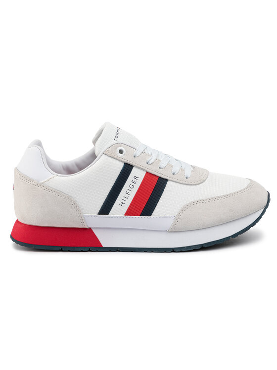Tommy Hilfiger Superge Tommy Hilfiger Corporate Mix Flag Runner FM0FM02601 Bela