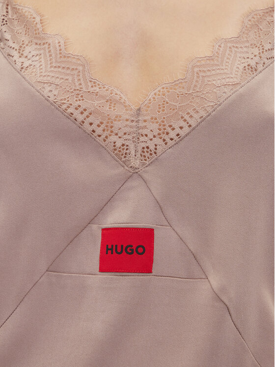 HUGO HUGO Сорочка-піжама Red Label Lace_Cami 50531653 Бежевий Regular Fit