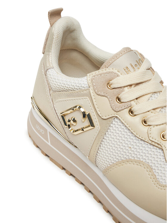 Liu Jo Sneakersy Liu Jo Maxi Wonder BA5013 PX602 Écru