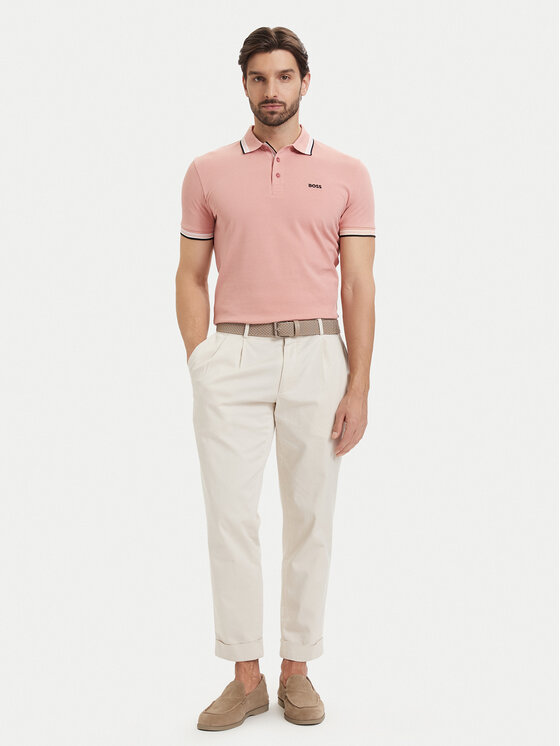 BOSS BOSS Polo Paddy 50469055 Rosa claro Regular Fit