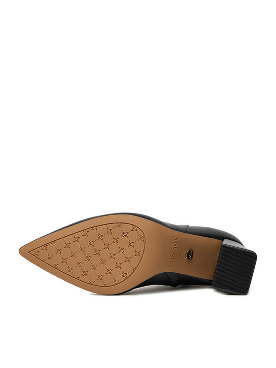 Nine West Īsie zābaki Nine West CEO-HANA-01 Melns