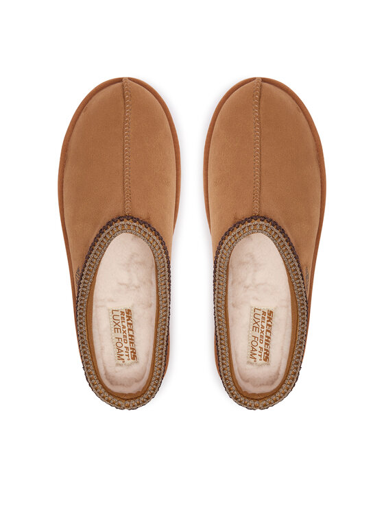 Skechers Papuci de casă Skechers Renten - Ulrich 205605/TAN Maro
