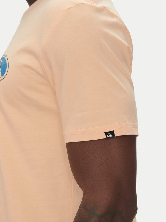 Quiksilver Quiksilver Marškinėliai Ev Flower Chaos Ss EQYZT08050 Oranžinė Regular Fit