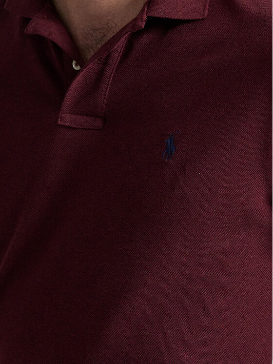 Polo Ralph Lauren Polo Ralph Lauren Polo marškinėliai 710536856343 Vyšninė Slim Fit