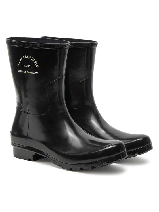 KARL LAGERFELD Gumáky KARL LAGERFELD KL47075S Čierna