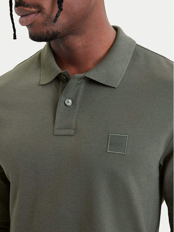 BOSS BOSS Polo Passerby 50507704 Caqui Slim Fit