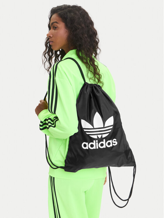 adidas Tornazsák adidas Gymsack Trefoil BK6726 Fekete