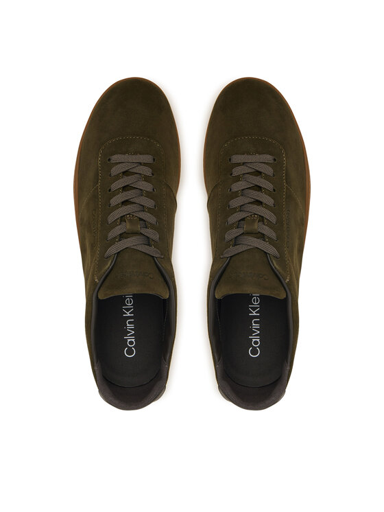 Calvin Klein Superge Calvin Klein Baller Sneaker Laceup HW0HW03263 Khaki