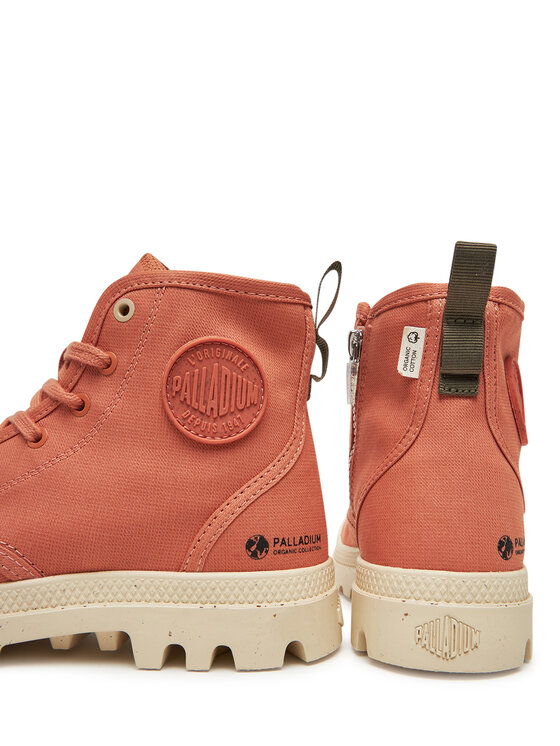 Palladium Outdoorová obuv Palladium Pampa Hi Zip Organic 79101-666-M Oranžová