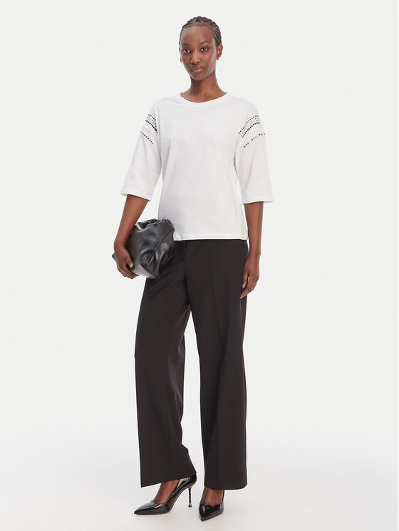Liu Jo Liu Jo Camiseta WA6128 JS904 Blanco Relaxed Fit