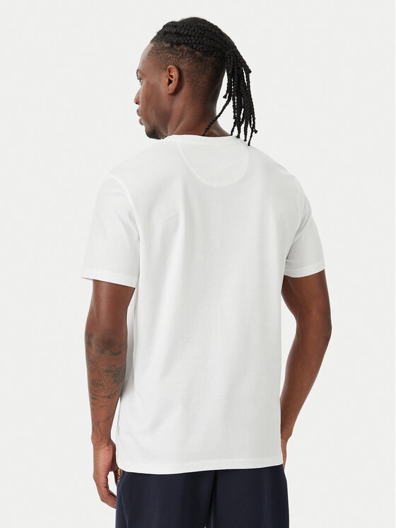 Beverly Hills Polo Club Beverly Hills Polo Club Camiseta P-SS26M-TS101 Blanco Regular Fit