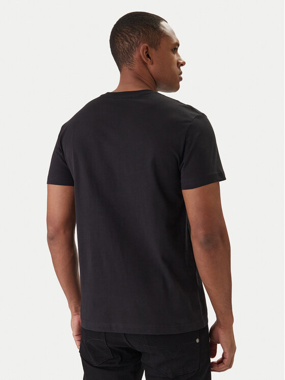 Versace Jeans Couture Versace Jeans Couture Camiseta 80GAHT03 CJ00T Negro Regular Fit