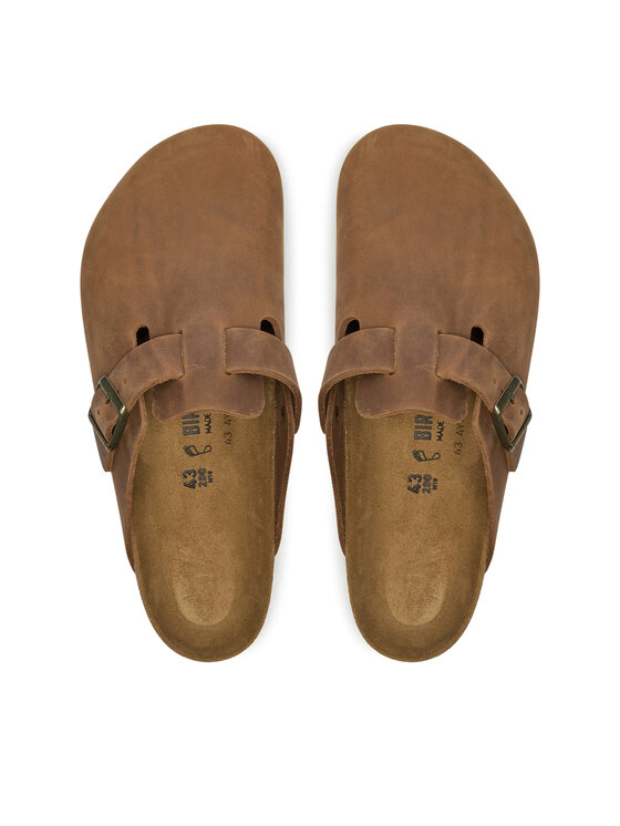 Birkenstock Шльопанці Birkenstock Boston Leoi 1028179 Коричневий