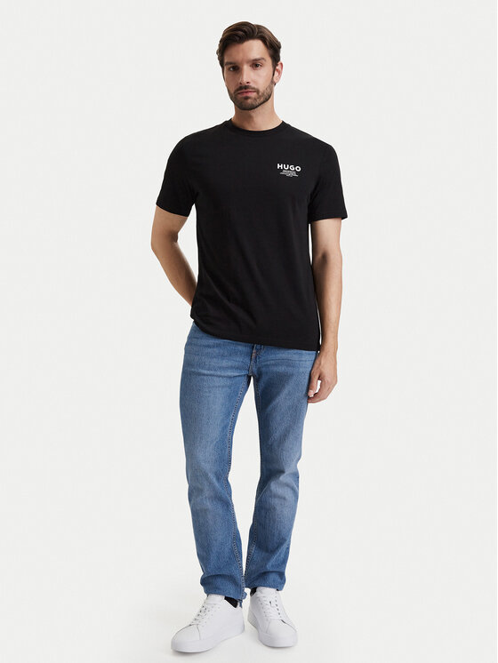 HUGO HUGO Camiseta Nesptee 50572740 Negro Regular Fit
